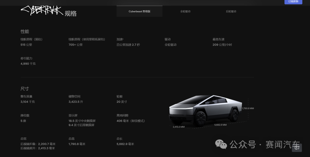 [Official Announcement] Tesla Cybertruck Launch in China