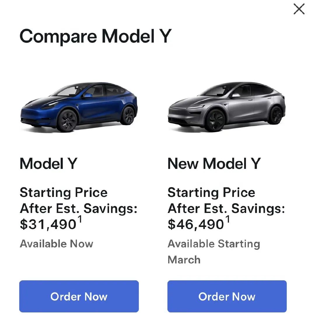 Tesla Model Y Specs Image