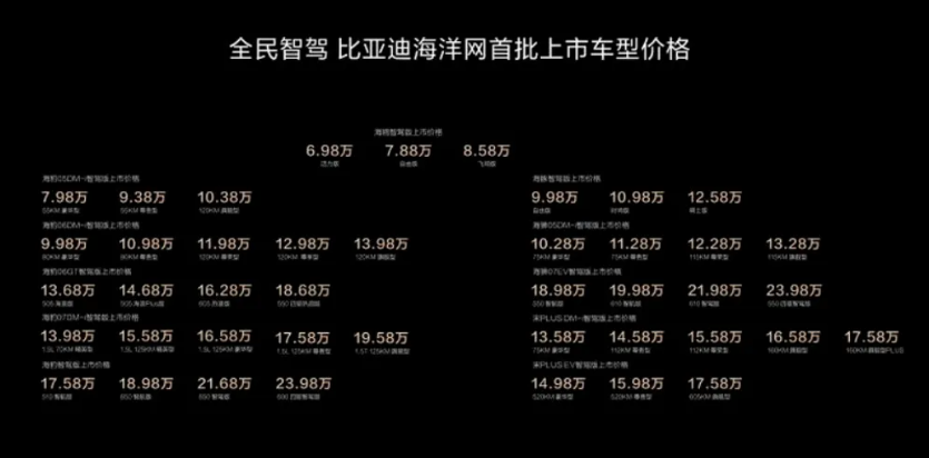 Comparison Between Tesla and BYD Features