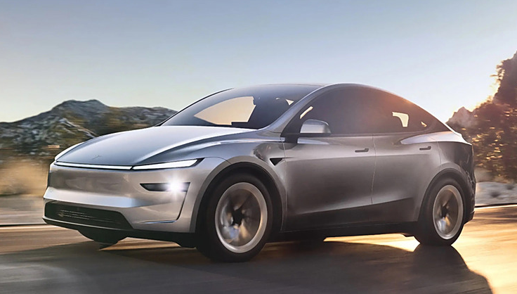 Interior of Tesla Model Y