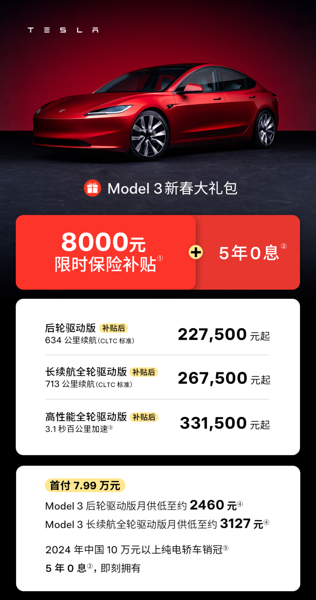 Tesla Model 3 Details