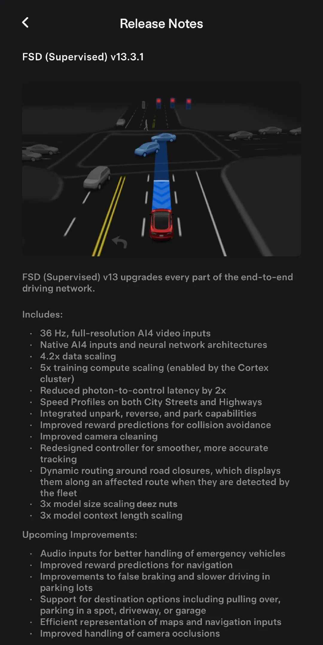 Tesla FSD Update