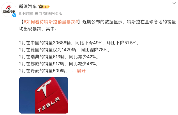 Tesla Vehicle Sales Chart