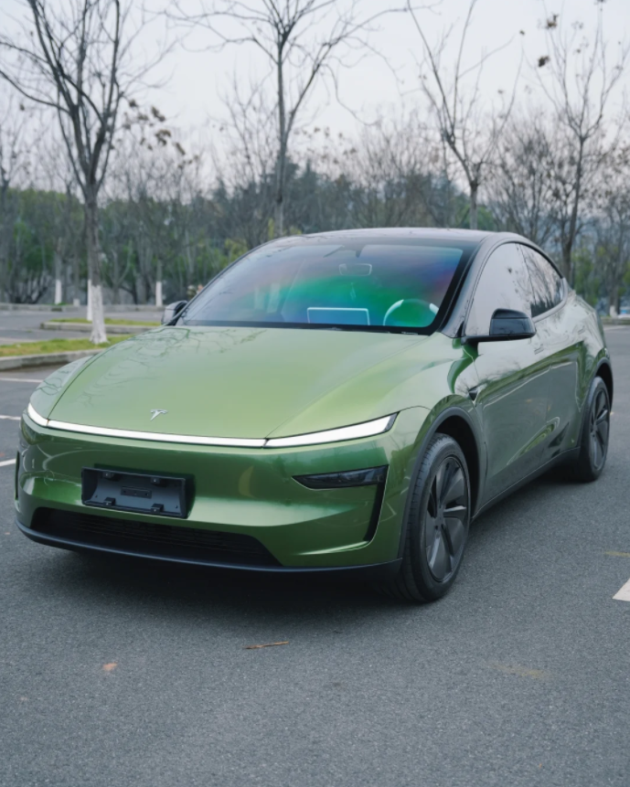 Side view of the Tesla Model Y